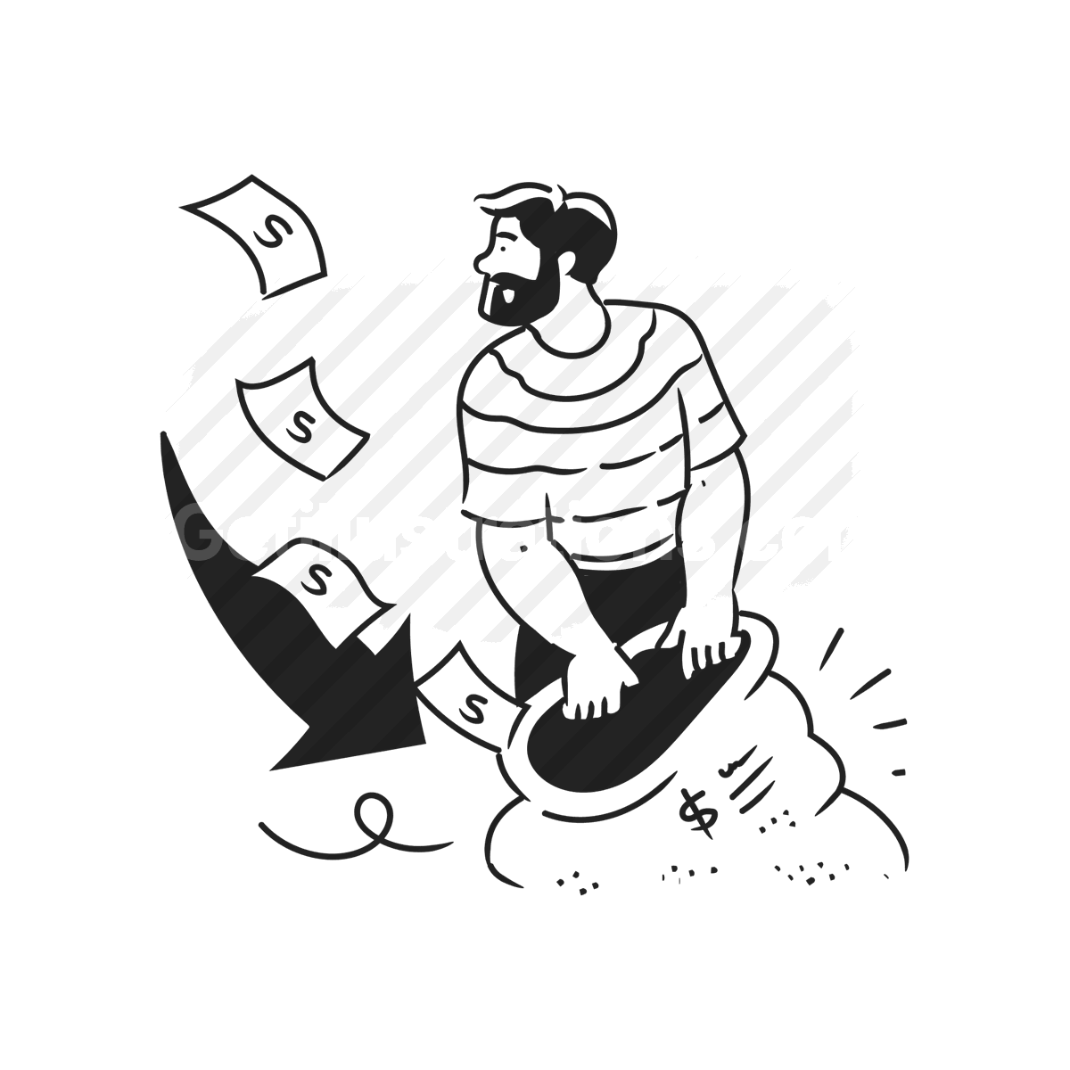 Business and Finance illustration preview image